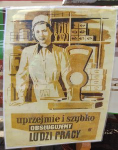 Mała Prywatka PRL-u - dekoracja